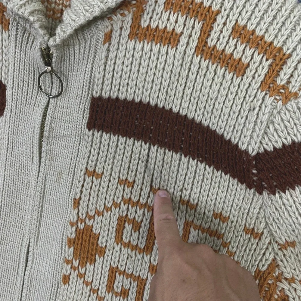 Vintage Pendleton Cardigan Sweater Mens XL Cowichan Aztec Big Lebowski Dude